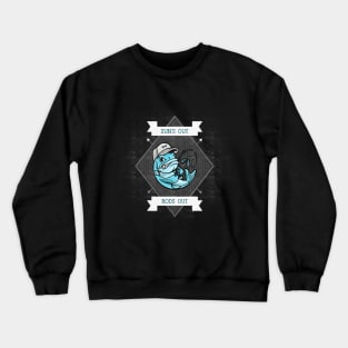 Sun's Our Rods Out Fishing Crewneck Sweatshirt